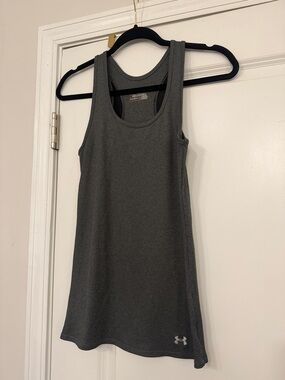 Under Armour Dark Gray Racerback Performance Tank